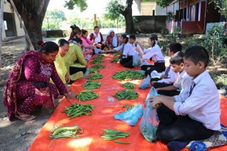 विद्यालयमा ‘पढ्दै कमाउँदै’ कार्यक्रमले फेरिएकाे विद्यार्थीकाे दैनिकी